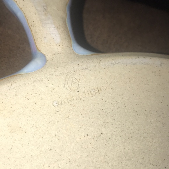 Jamajigi purple handmade stoneware bowl/pan - Picture 7 of 11